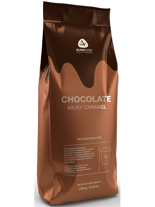 Какао-напиток Almafood Chocolate Milky Caramel, 1кг