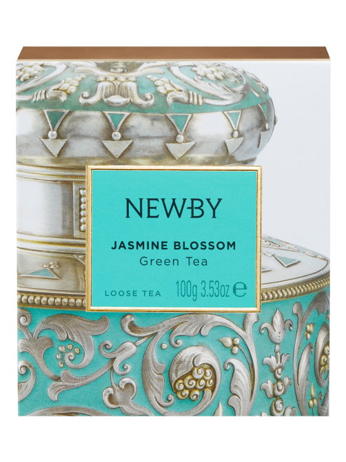 Чай Newby Jasmine Blossom зеленый листовой, 100г