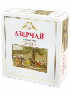 Чай Азерчай черный букет (2г x 100шт), 200г
