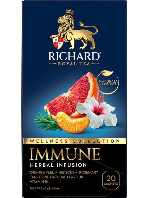 Напиток чайный Richard Immune пакетированный (1.5г x 20шт), 30г