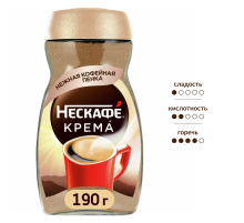 Кофе Нескафе Классик Крема растворимый, 190г