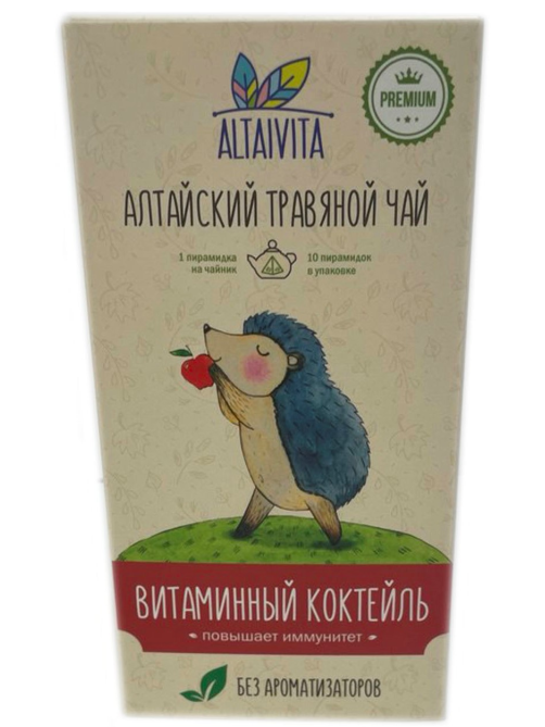 Чай Алтайвита Витаминный коктейль травяной, 40г