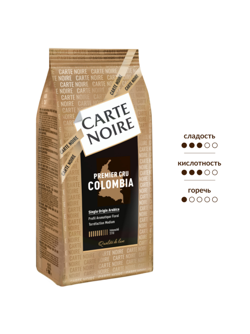 Кофе Carte Noire Колумбия зерновой, 800г