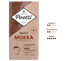 Кофе Poetti Daily Mokka молотый, 250г