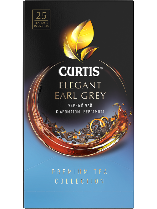 Чай черный Curtis Elegant Earl Grey пакетированный (1.7г x 25шт), 42.5г