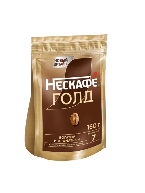 Кофе Нескафе Голд растворимый, 160г