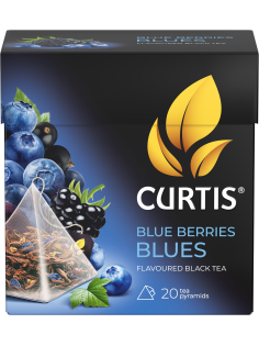 Чай Curtis Blue Berries Blues черный в пирамидках (1.8г x 20шт), 36г