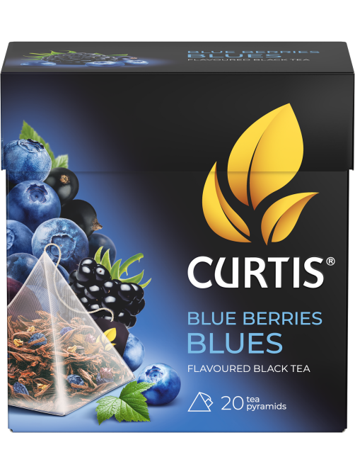 Чай Curtis Blue Berries Blues черный в пирамидках (1.8г x 20шт), 36г