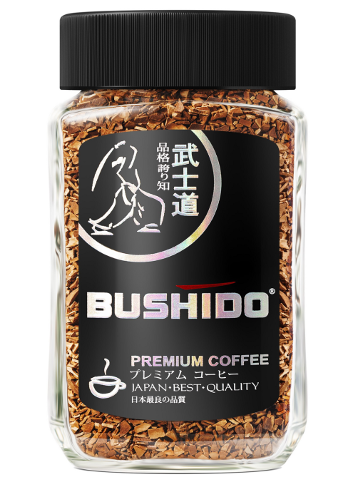 Кофе Bushido Black Katana растворимый, 100г