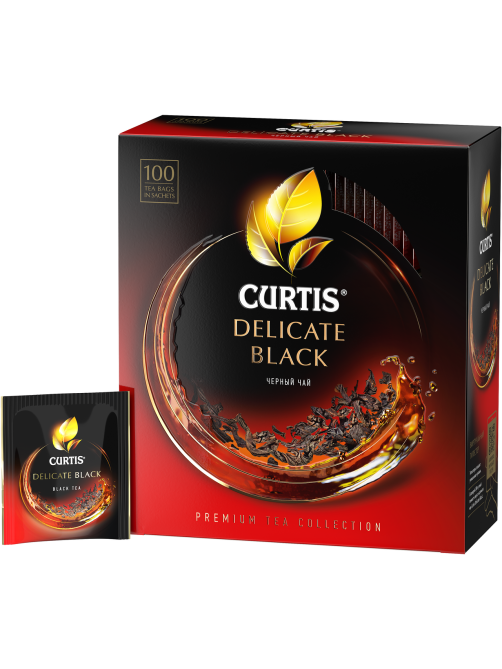 Чай Curtis Delicate Black черный мелколистовой (1.7г х 100шт), 170г
