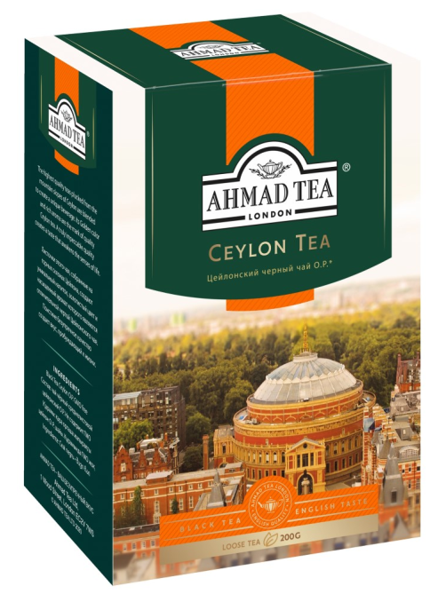 Чай Ahmad Tea Ceylon Tea Orange Pekoe черный листовой, 200г