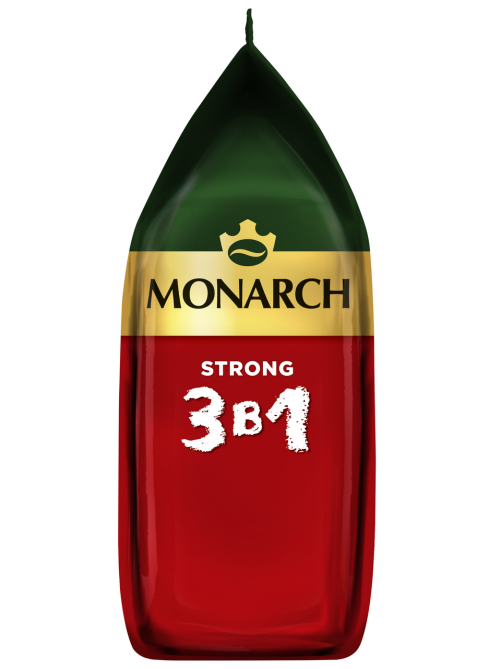 Напиток кофейный Monarch Крепкий 3в1 растворимый (13г x 50шт), 650г