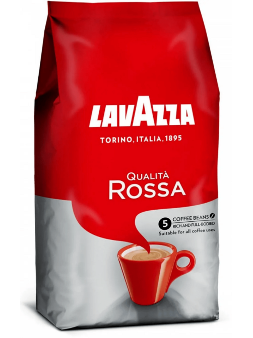 Кофе Lavazza Rossa в зернах, 1кг
