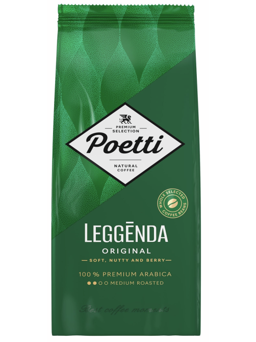 Кофе Poetti Leggenda Original в зернах, 1кг