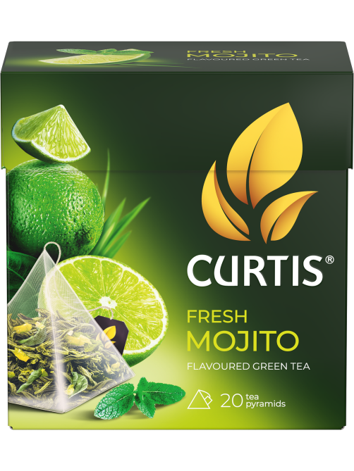 Чай Curtis зеленый мохито (1.8г х 20шт), 36г
