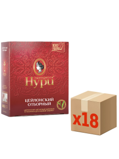 Чай Принцесса Нури черный цейлонский (2г х 100 пак), 200г x 18 шт
