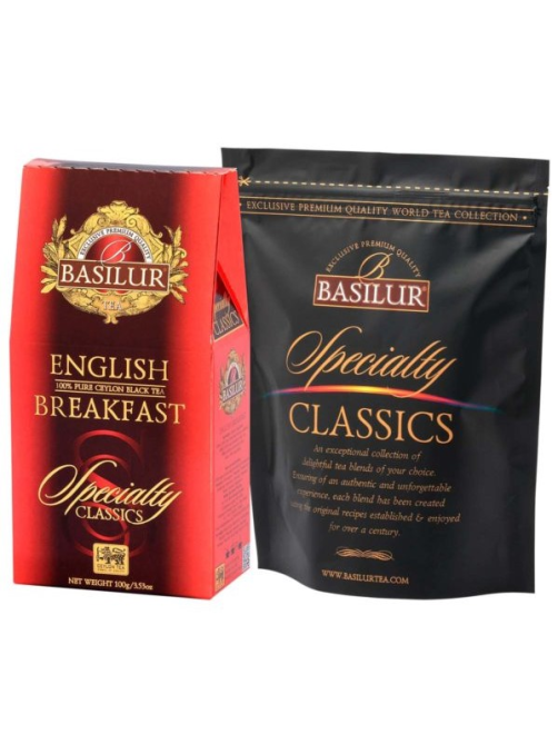 Чай Basilur Избранная классика Английский завтрак черный, 100г