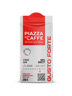 Кофе Piazza del Caffe Gusto Forte молотый, 250г