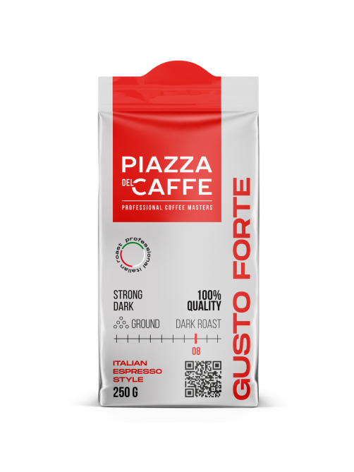 Кофе Piazza del Caffe Gusto Forte молотый, 250г