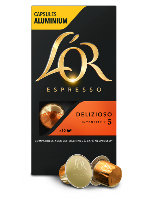 Кофе в капсулах L’or Эспрессо Делисиозо для кофемашин Nespresso 10шт, 52г x 10 шт