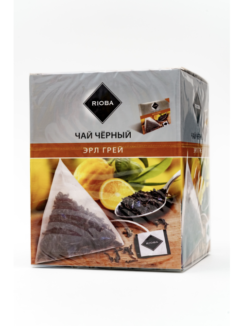 RIOBA Чай черный Эрл Грей (2г х 20шт), 40г
