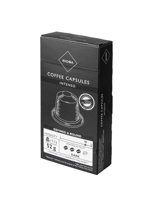 RIOBA Кофе в капсулах Intenso для кофемашин Nespresso 10шт, 52г