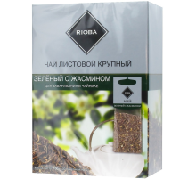 RIOBA Чай зеленый с жасмином для заваривания в чайнике (5г х 20шт), 100г