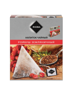 RIOBA Чайный напиток Ройбуш земляничный (2г х 20шт), 40г