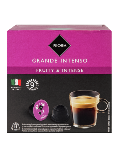 RIOBA Кофе в капсулах Dolce Gusto Grande Intenso 16шт, 112г