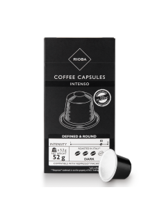RIOBA Кофе в капсулах Intenso для кофемашин Nespresso 10шт, 52г