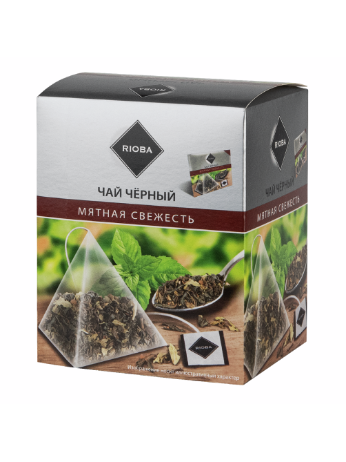 RIOBA Чай черный Мятная свежесть (2г х 20шт), 40г