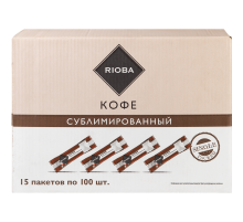 RIOBA Кофе растворимый в стиках (2г x 100шт), 200г