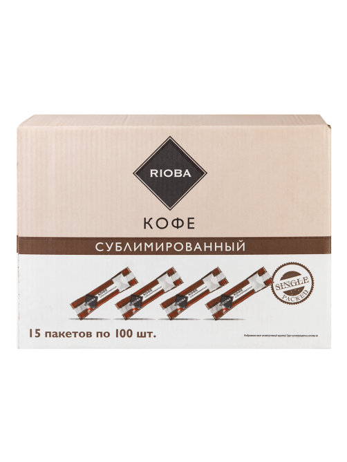 RIOBA Кофе растворимый в стиках (2г x 100шт), 200г