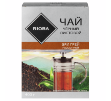 RIOBA Чай черный листовой Эрл Грей, 400г