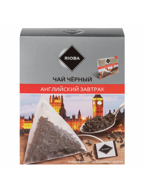 RIOBA Чай черный Английский завтрак (2г х 20шт), 40г