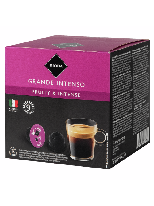 RIOBA Кофе в капсулах Dolce Gusto Grande Intenso 16шт, 112г х 3 шт