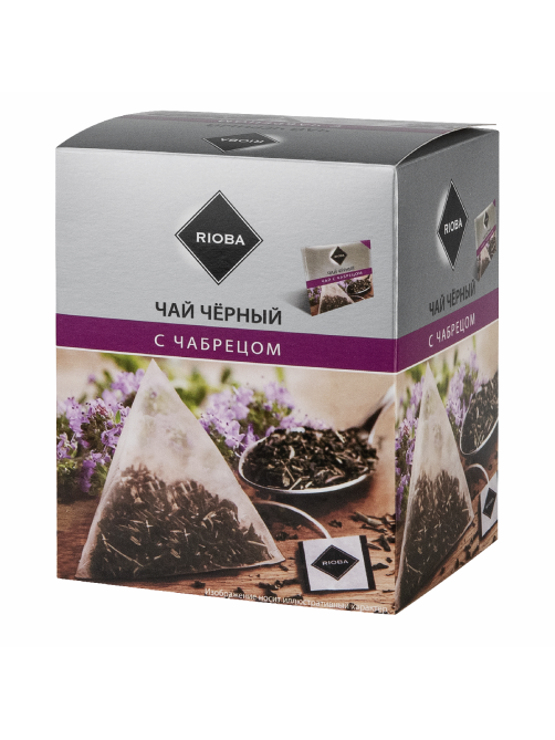 RIOBA Чай черный с чабрецом (2г х 20шт), 40г