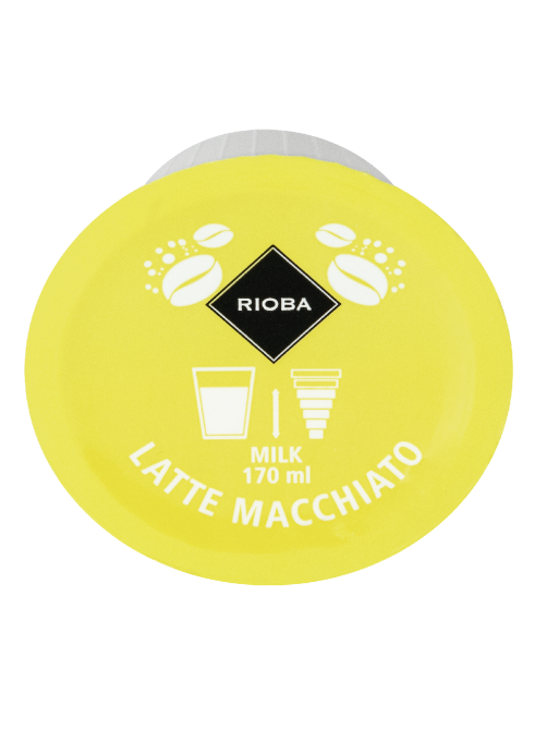RIOBA Кофе в капсулах Dolce Gusto Latte Macchiato 8 порций 16 капсул, 168г х 3 шт