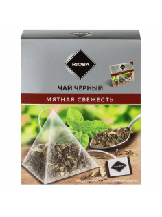 RIOBA Чай черный Мятная свежесть (2г х 20шт), 40г