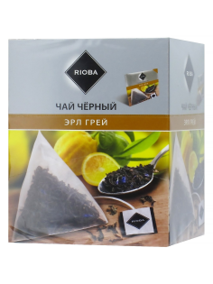 RIOBA Чай черный Эрл Грей (2г х 20шт), 40г