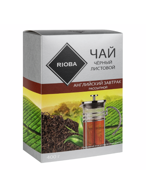 RIOBA Чай черный листовой Английский Завтрак, 400г