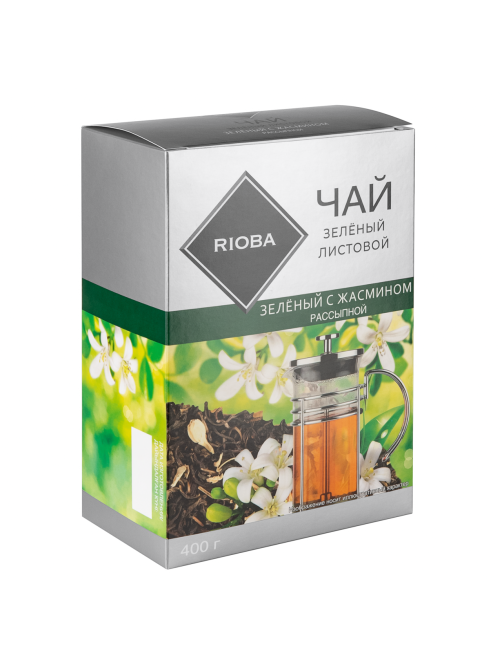RIOBA Чай зеленый c жасмином, 400г