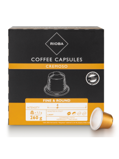 RIOBA Кофе в капсулах Cremoso для кофемашин Nespresso 50шт, 260г