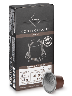 RIOBA Кофе в капсулах Forte для кофемашин Nespresso 10шт, 52г