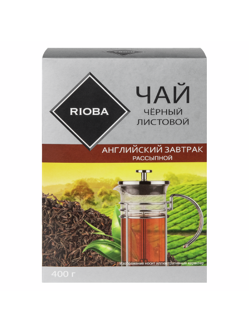 RIOBA Чай черный листовой Английский Завтрак, 400г