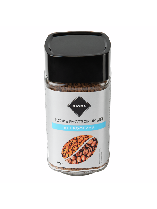 RIOBA Кофе растворимый без кофеина, 95г