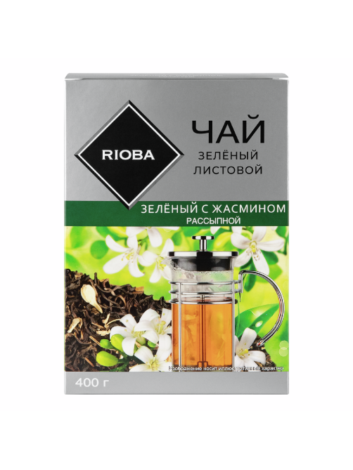 RIOBA Чай зеленый c жасмином, 400г