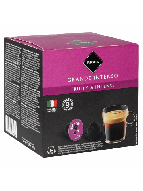RIOBA Кофе в капсулах Dolce Gusto Grande Intenso 16шт, 112г х 3 шт