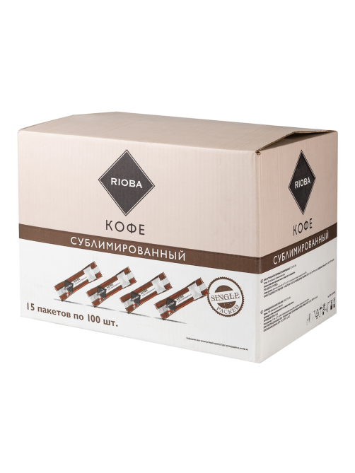 RIOBA Кофе растворимый в стиках (2г x 100шт), 200г