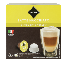 RIOBA Кофе в капсулах Dolce Gusto Latte Macchiato 8 порций 16 капсул, 168г